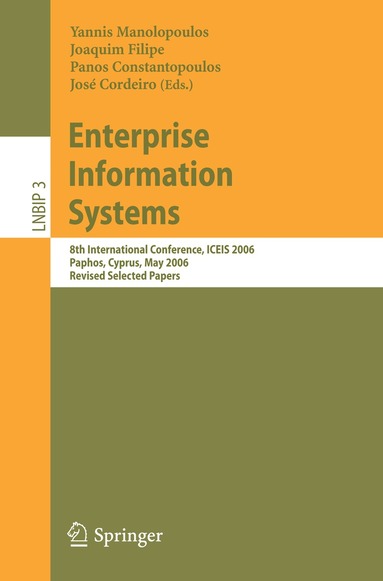 José Cordeiro, Yannis Manolopoulos, Joaquim Filipe, Panos Constantopoulos - Enterprise Information Systems, Häftad