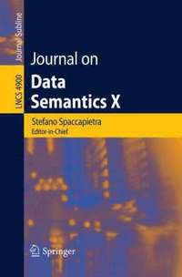 bokomslag Journal on Data Semantics X