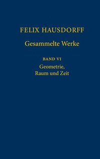 bokomslag Felix Hausdorff - Gesammelte Werke Band VI