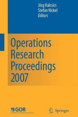 Operations Research Proceedings 2007 1