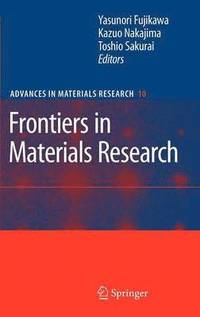 bokomslag Frontiers in Materials Research