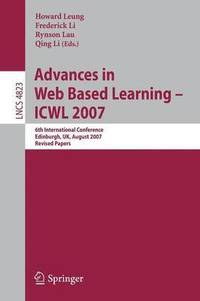 bokomslag Advances in Web Based Learning - ICWL 2007