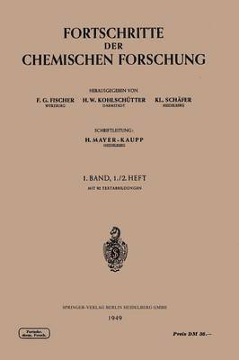 bokomslag Fortschritte der Chemischen Forschung