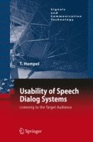 bokomslag Usability of Speech Dialog Systems