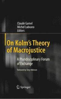 bokomslag On Kolm's Theory of Macrojustice