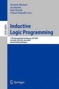 bokomslag Inductive Logic Programming