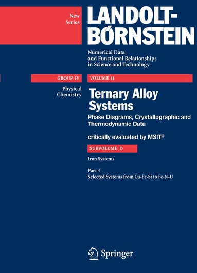 Günter Effenberg - Selected Systems from Cu-Fe-Si to Fe-N-U, Inbunden