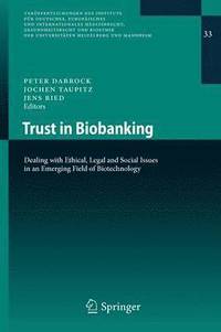bokomslag Trust in Biobanking
