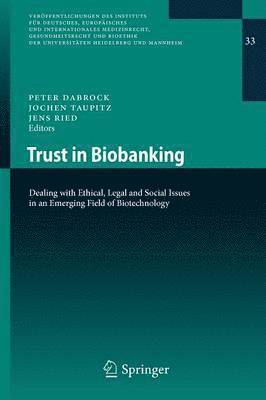 bokomslag Trust in Biobanking