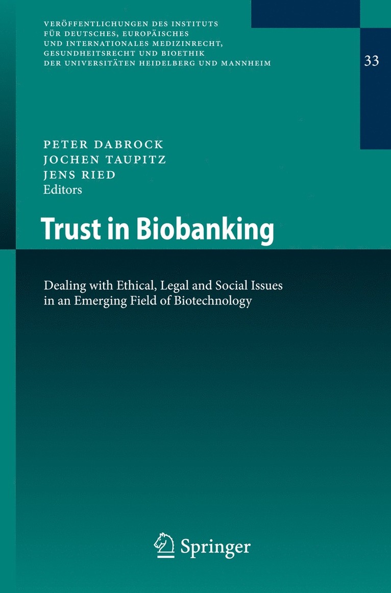 Trust in Biobanking 1