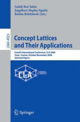 bokomslag Concept Lattices and Their Applications