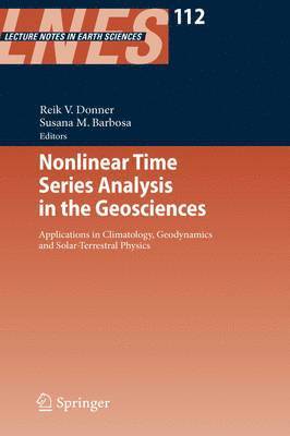 bokomslag Nonlinear Time Series Analysis in the Geosciences