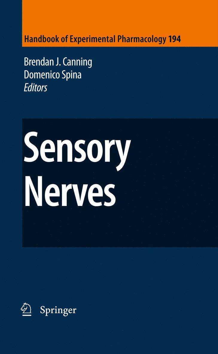 Brendan J. Canning, Domenico Spina - Sensory Nerves, Inbunden