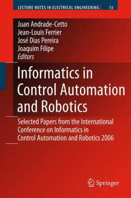 bokomslag Informatics in Control Automation and Robotics