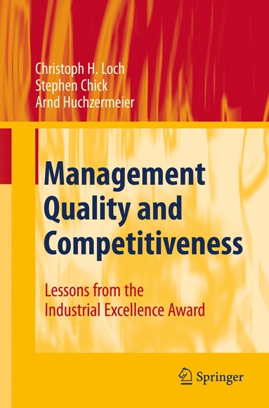 bokomslag Management Quality and Competitiveness