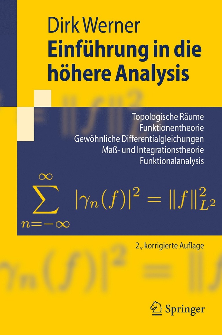 Einfhrung in die hhere Analysis 1