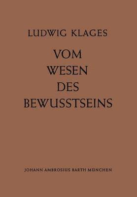 bokomslag Vom Wesen des Bewusstseins