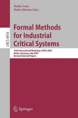 bokomslag Formal Methods for Industrial Critical Systems