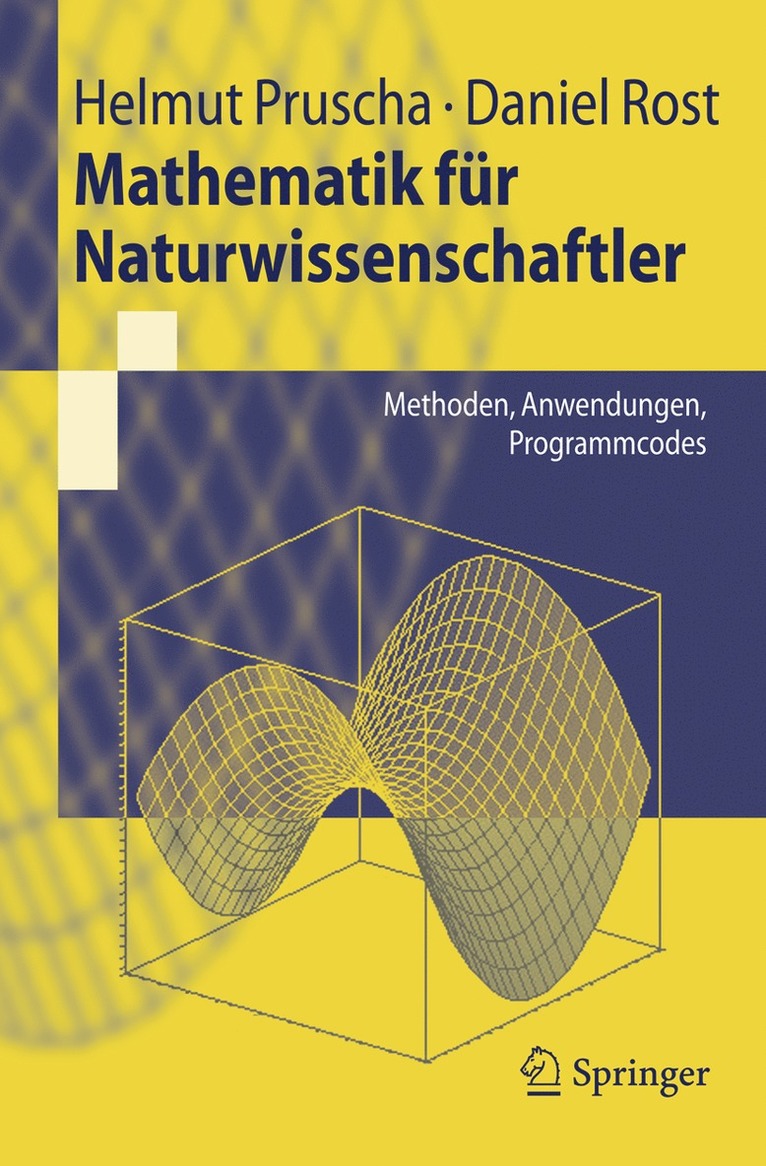 Helmut Pruscha, Daniel Rost - Mathematik für Naturwissenschaftler, Häftad
