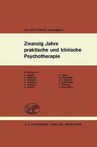 bokomslag Zwanzig Jahre praktische und klinische Psychotherapie
