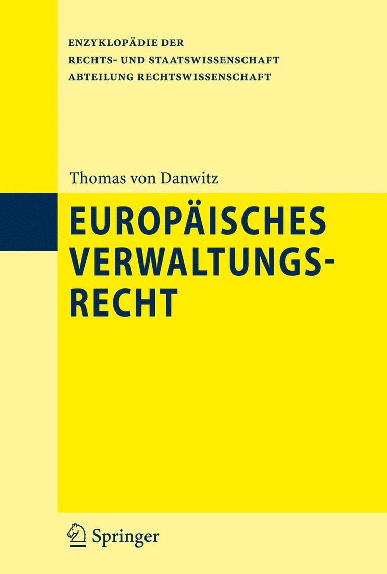 Thomas Danwitz - Europäisches Verwaltungsrecht, Inbunden