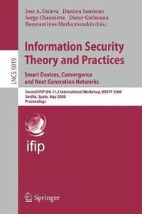 bokomslag Information Security Theory and Practices. Smart Devices, Convergence and Next Generation Networks