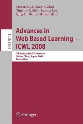 bokomslag Advances in Web Based Learning - ICWL 2008