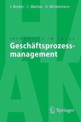 bokomslag Geschftsprozessmanagement