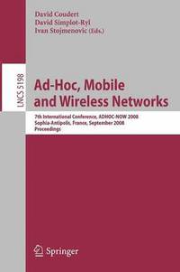 bokomslag Ad-hoc, Mobile and Wireless Networks