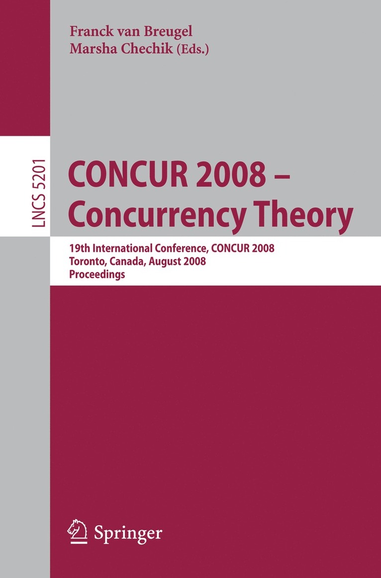 CONCUR 2008 - Concurrency Theory 1