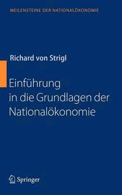 bokomslag Einfhrung in die Grundlagen der Nationalkonomie