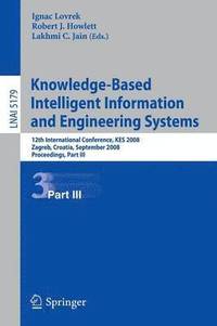 bokomslag Knowledge-Based Intelligent Information and Engineering Systems