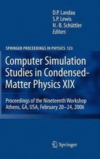 bokomslag Computer Simulation Studies in Condensed-Matter Physics XIX