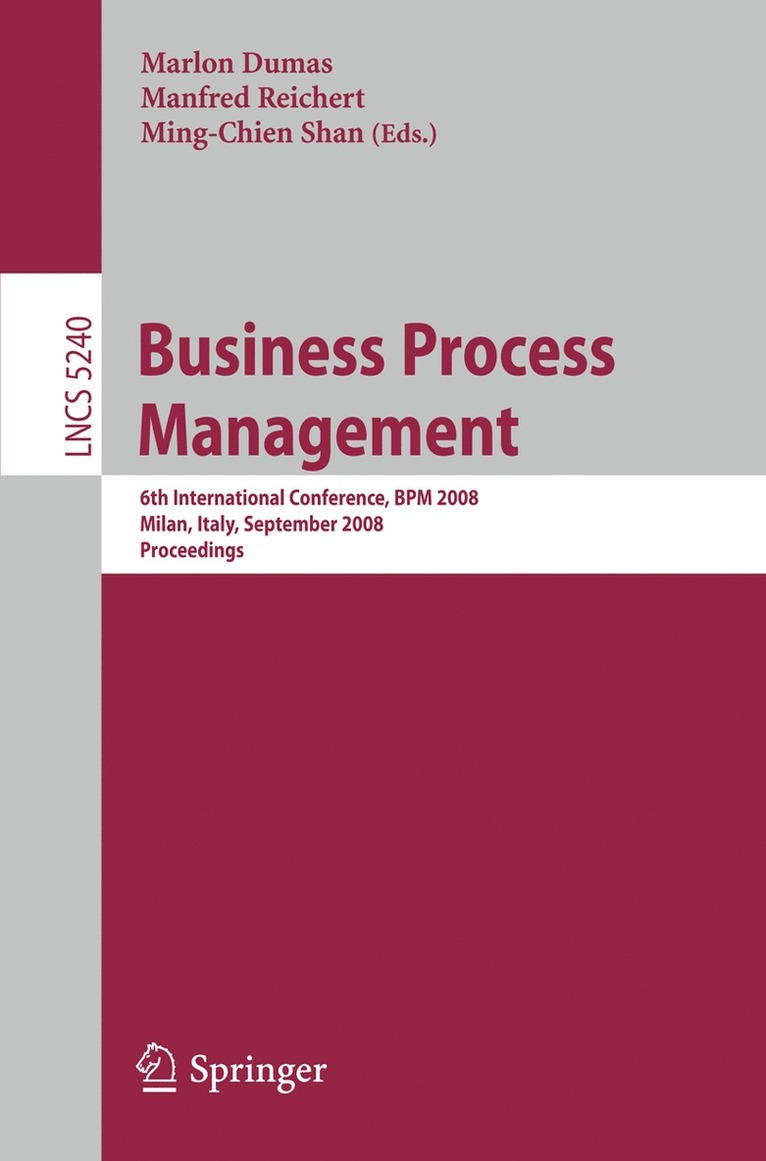 Marlon Dumas, Manfred Reichert, Ming-Chien Shan - Business Process Management, Häftad
