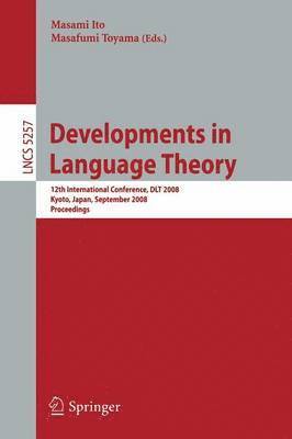 bokomslag Developments in Language Theory