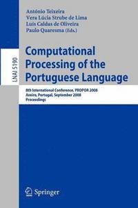 bokomslag Computational Processing of the Portuguese Language