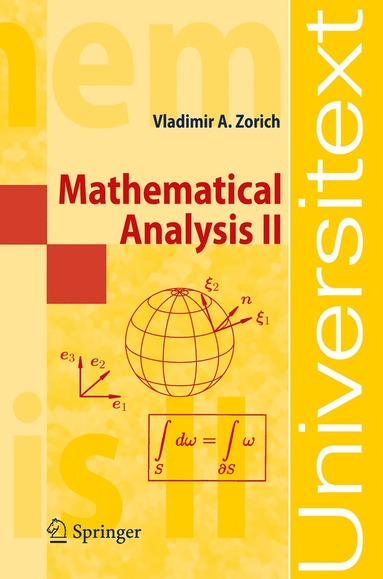 bokomslag Mathematical Analysis II