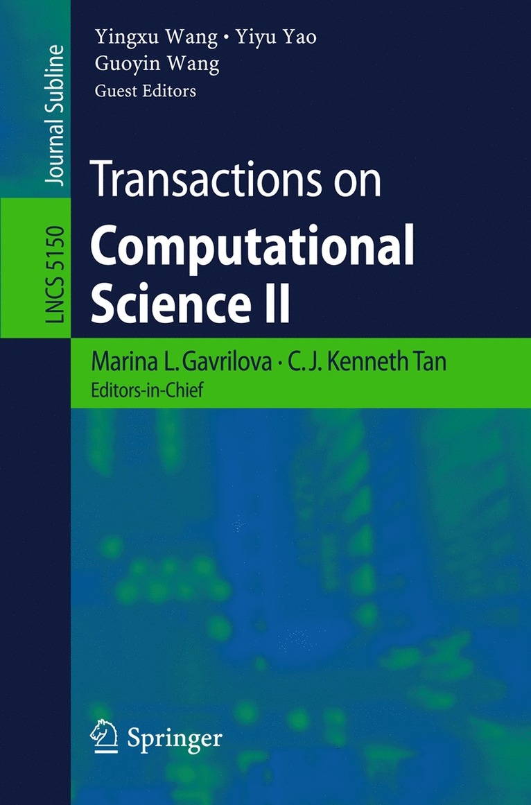 Transactions on Computational Science II 1