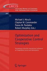 bokomslag Optimization and Cooperative Control Strategies