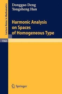 Harmonic Analysis on Spaces of Homogeneous Type 1