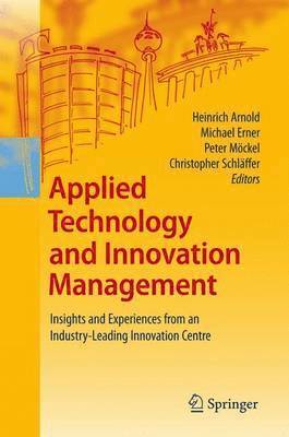 bokomslag Applied Technology and Innovation Management