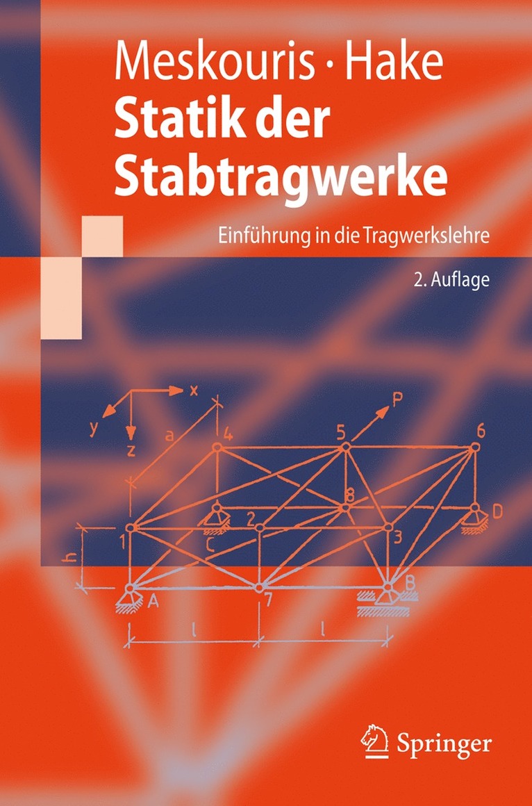 Konstantin Meskouris, Erwin Hake - Statik der Stabtragwerke, Häftad