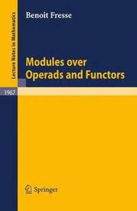 bokomslag Modules over Operads and Functors