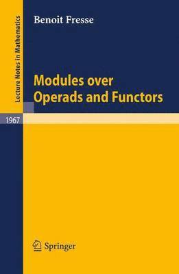 bokomslag Modules over Operads and Functors