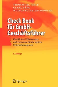 bokomslag Check Book fr GmbH-Geschftsfhrer