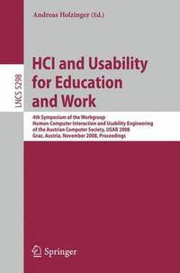 bokomslag HCI and Usability for Education and Work