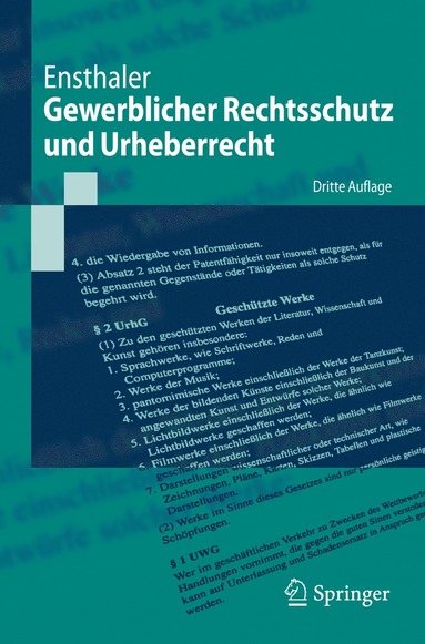 bokomslag Gewerblicher Rechtsschutz und Urheberrecht