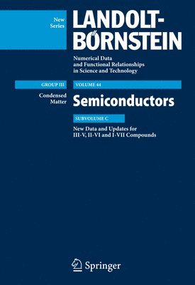 Ulrich Rössler - New Data and Updates for I-VII, III-V and II-VI Compounds, Inbunden