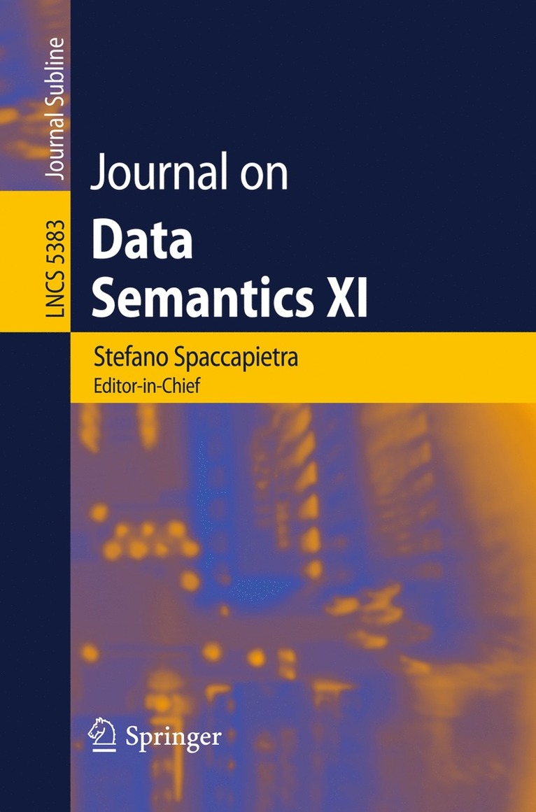 Journal on Data Semantics XI 1