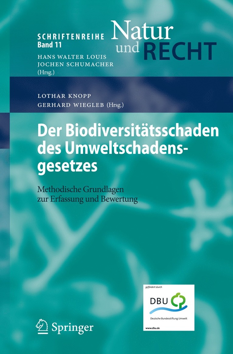 Der Biodiversittsschaden des Umweltschadensgesetzes 1